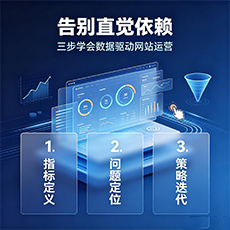 个旧建站-告别直觉依赖：三步学会数据驱动网站运营