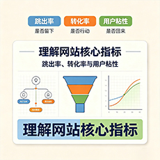 红河建站-理解网站核心指标：跳出率、转化率与用户粘性